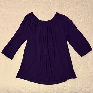 Ralph Lauren Elegant Purple Blouse